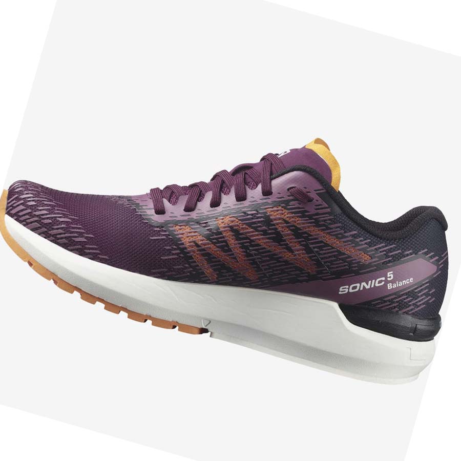 Salomon SONIC 5 BALANCE Futócipő Női Piros | HU 2912NWY